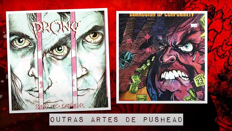 Pushead além do Metallica