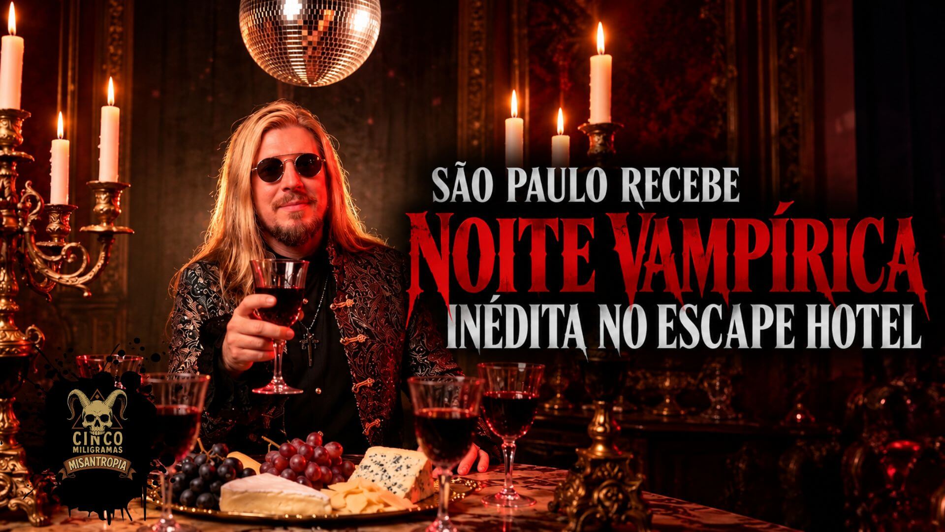 São Paulo recebe noite vampyrica inédita no Escape Hotel
